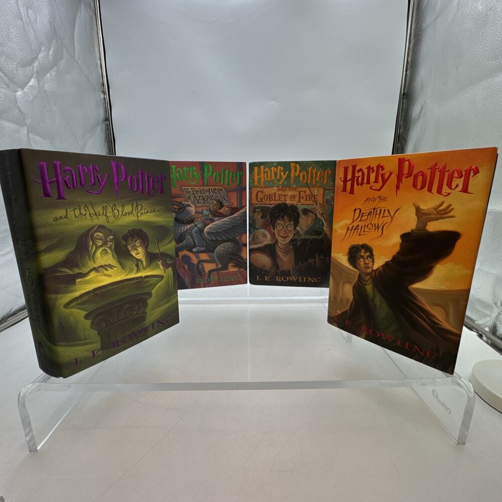 Harry Potter Series Books 3, 4, 6, and 7 First Ed. By J. K. Rowling Hardcover